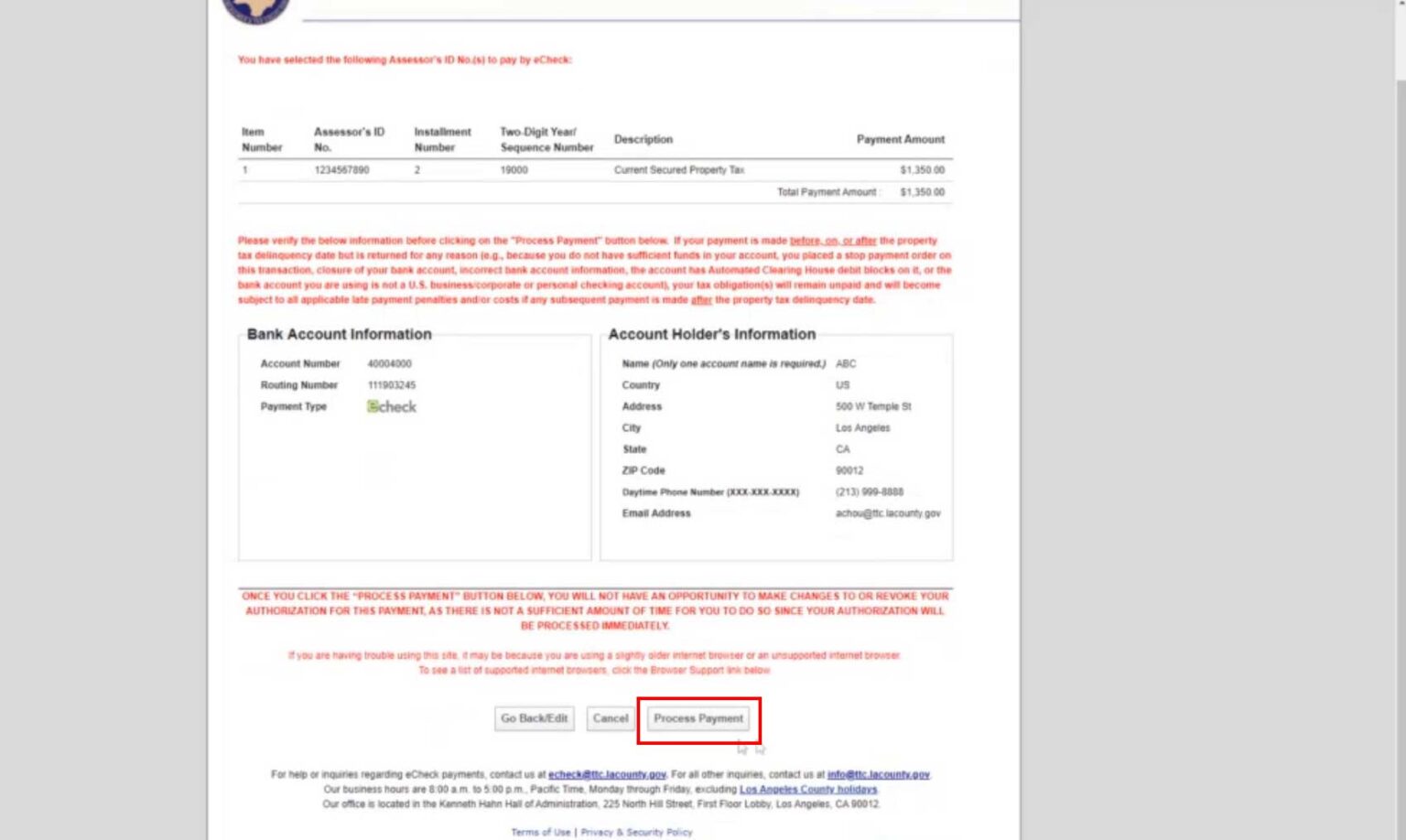Property Tax Los Angeles 2024