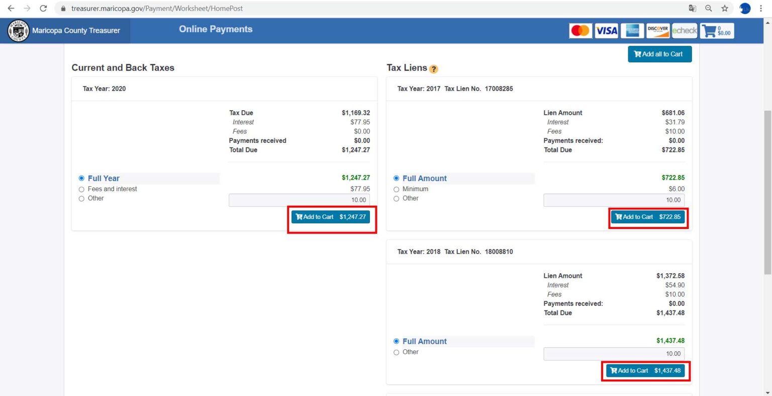 Property Taxes Maricopa 2026